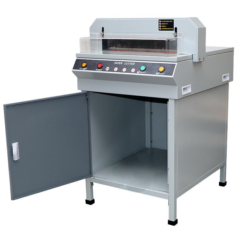 Paper Cutting Guillotine - 450V+ Electric Paper Cutter Digital Semi-Auto