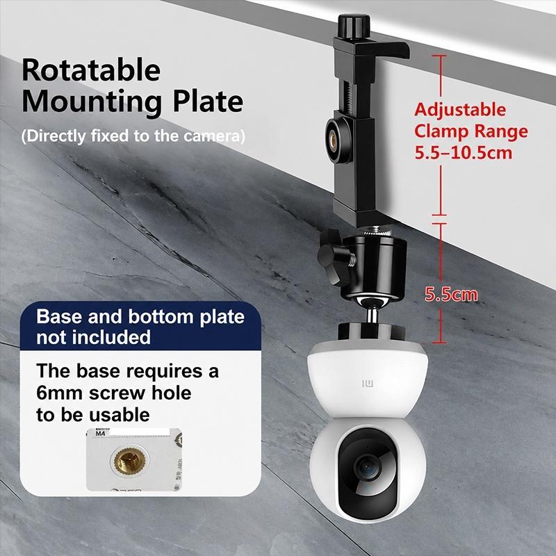 1Set 360° Rotation No Punching - Webcam Stand Clip review and price
