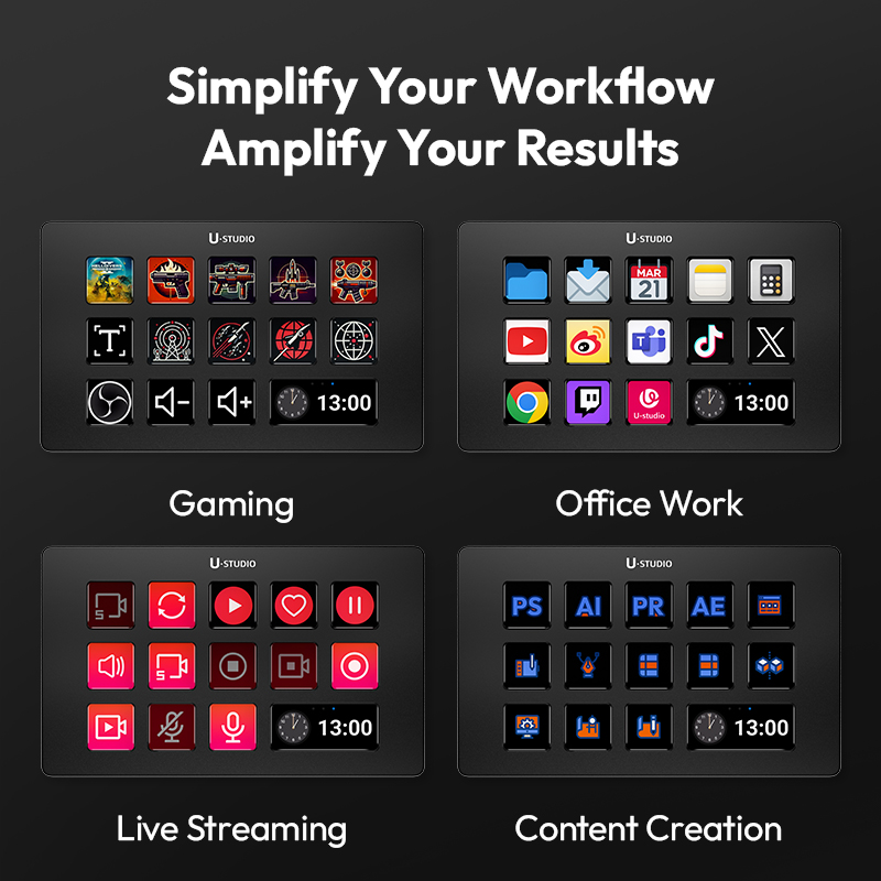 Ulanzi D200 Stream Deck Keyboa - Office Youtuber review and price