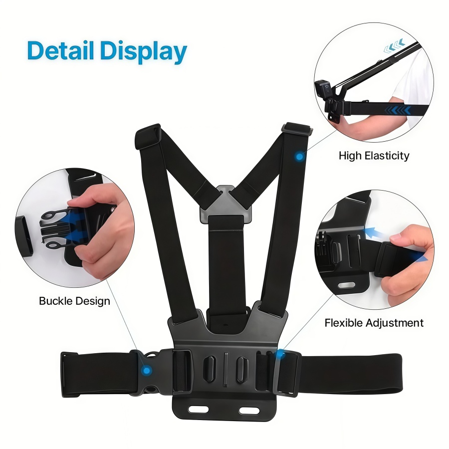 Accessories Kit Head Chest Str - Webcam Stand Clip review and price