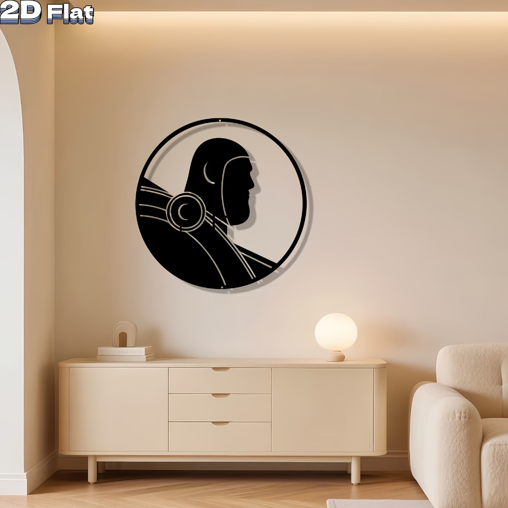 1pc Modern Robot Aluminum Plat - Tech Office Wall Art review and price