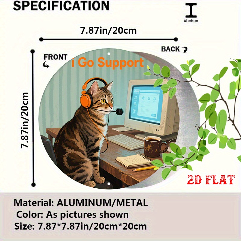 CIFBUY 2D Flat Funny Tech Supp - Tech Office Wall Art review and price