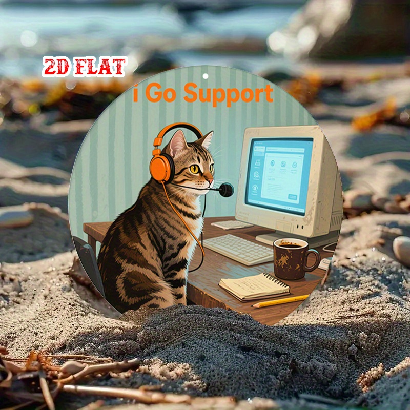 CIFBUY 2D Flat Funny Tech Supp - Tech Office Wall Art review and price