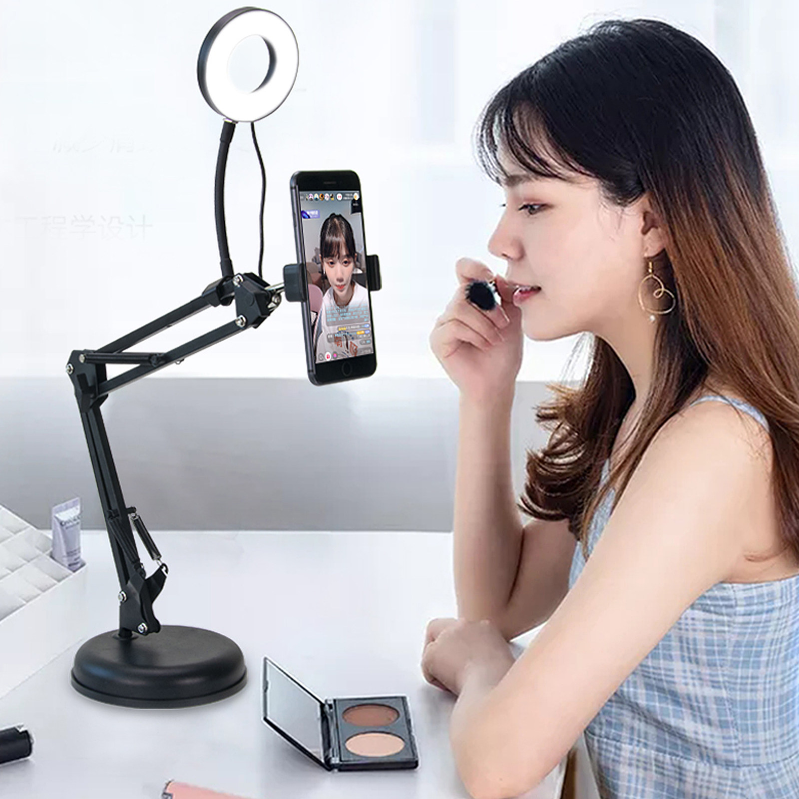 1Set Camera Stand Iron Suspens - Webcam Stand Clip review and price