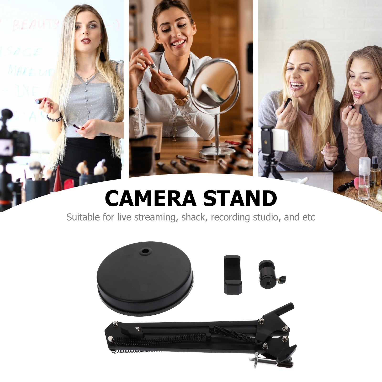 1Set Camera Stand Iron Suspens - Webcam Stand Clip review and price